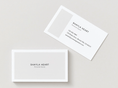 Load image into Gallery viewer, Minimalist Beige and White Business Card - KO Creative AgencyPrintable