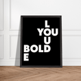 Load image into Gallery viewer, BE YOUWall ArtKO Creative Agency LLC30x40 cm / 12x16″White frame