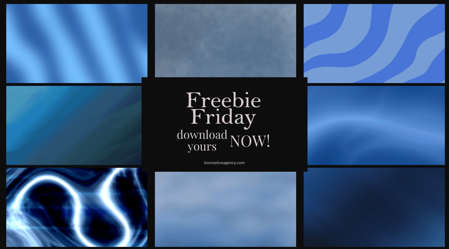 Unlock a World of Blue: FREE Backgrounds for your Designs! 💙 - KO Creative Agency LLC