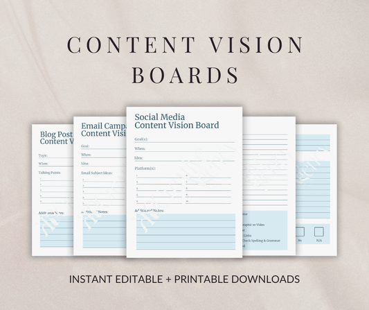 Content Vision Boards - KO Creative Agency LLCDigital