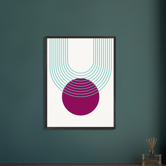 Where We Land - KO Creative Agency LLCWall Art60x80 cm / 24x32″Black frame