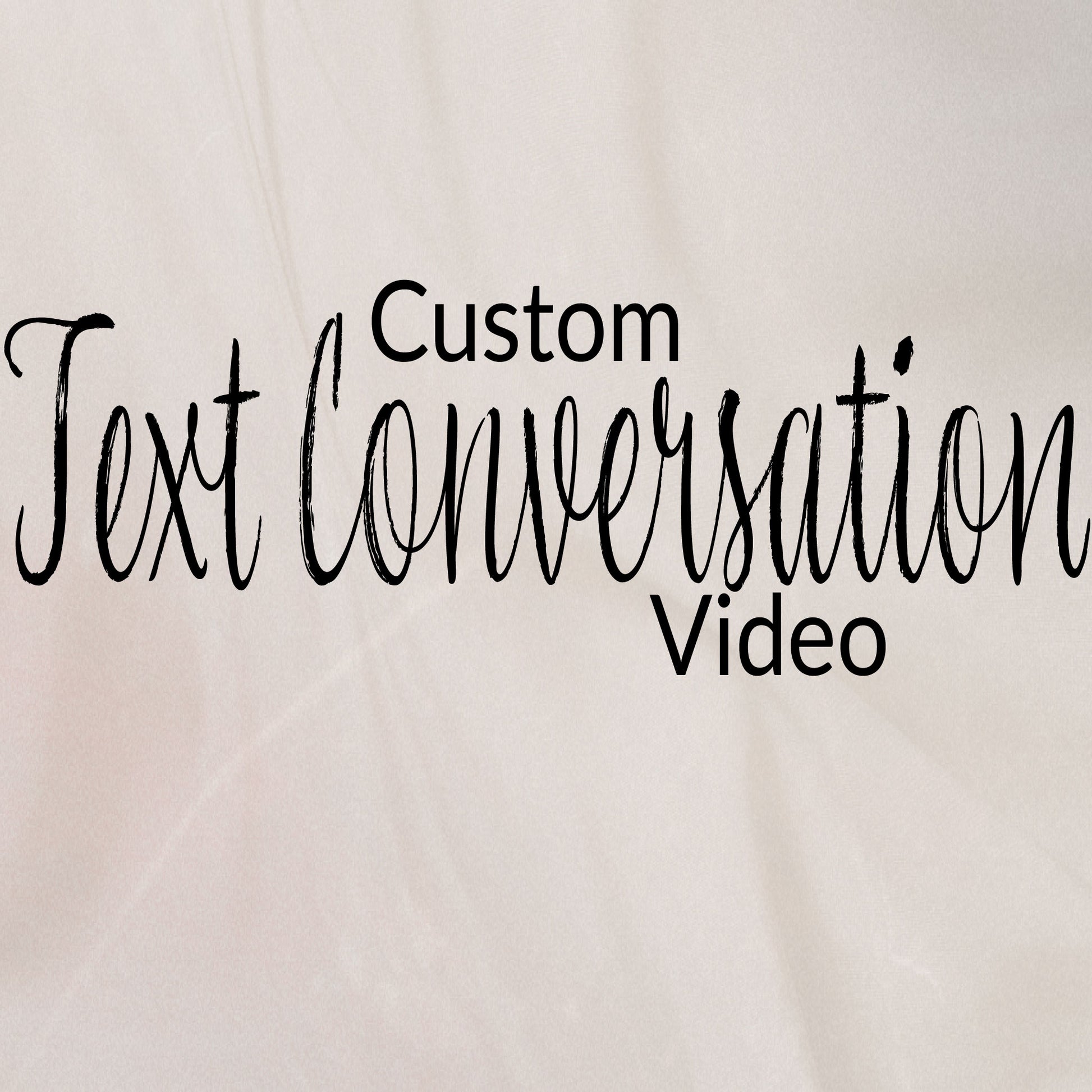 Custom Text Conversation Video - KO Creative AgencyDigital