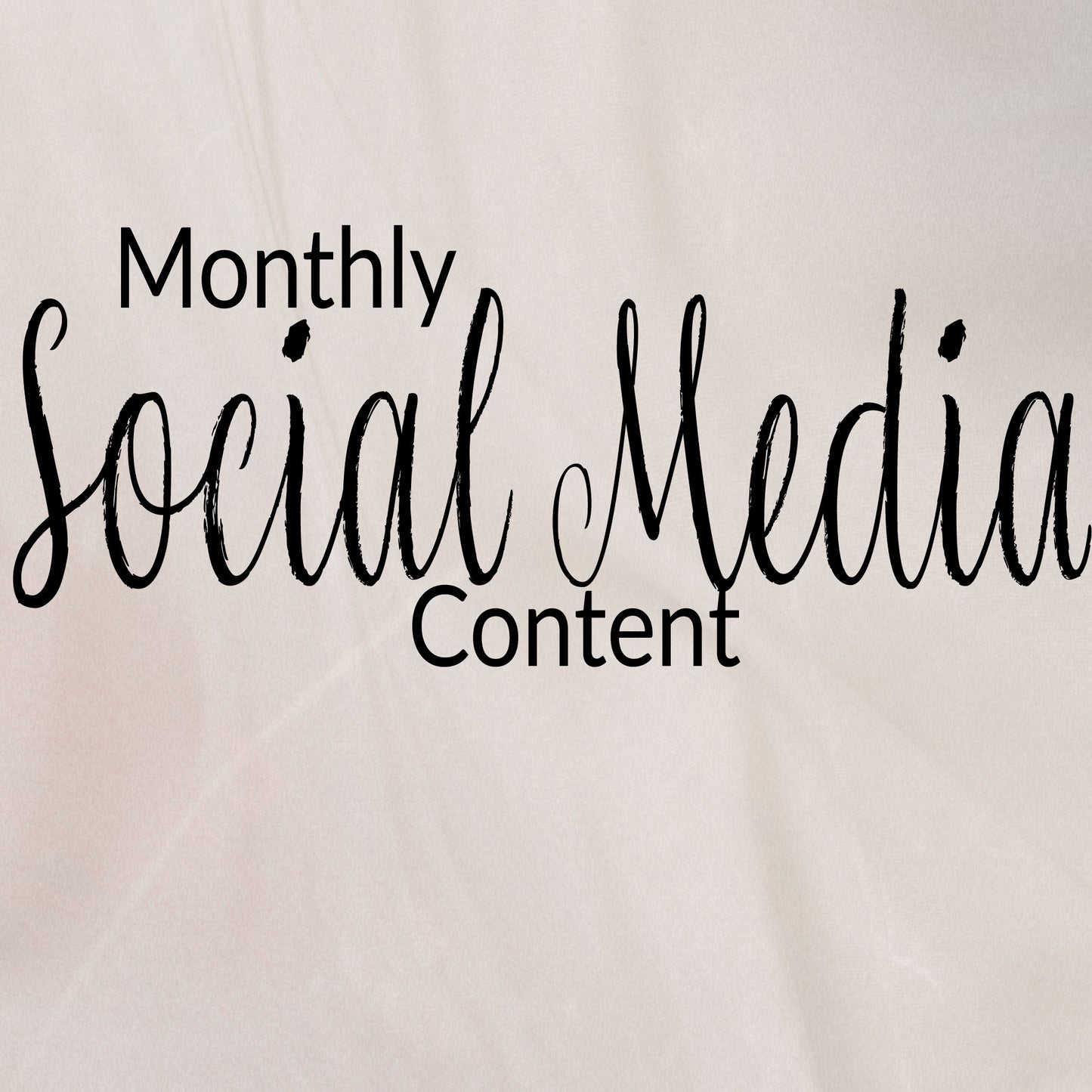 Monthly Social Media Marketing Content Production - KO Creative AgencyDigital